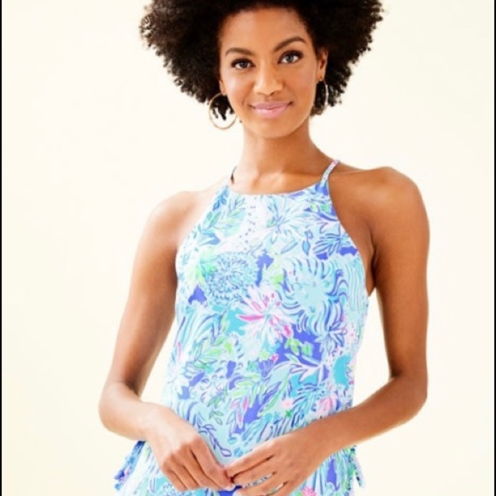 NWT! Lily Pulitzer Pearl Romper- so cute!